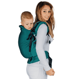 Herringbone Emerald LennyPreschool Carrier by LennyLamb