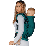 Herringbone Emerald LennyPreschool Carrier by LennyLamb