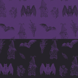 It's Bats Purple Toddler Wrap-Tai Mei Tai by LennyLamb