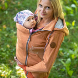 Angel Wings Babywearing Hoodie Cinnamon