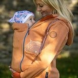 Angel Wings Babywearing Hoodie Cinnamon