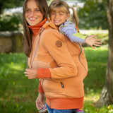 Angel Wings Babywearing Hoodie Cinnamon