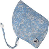 Emily Belle Sky Liberty of London Cotton Print Infant and Toddler UPF50+ Sun Protection Bonnet