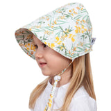 Pollinator Garden Meadow Organic Cotton Infant and Toddler UPF50+ Sun Protection Bonnet