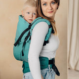 Ombre Green LennyPreschool Carrier by LennyLamb