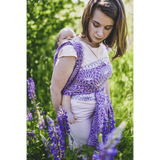 Lotus Purple Woven Wrap by LennyLamb