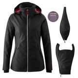 Mamalila Winterfriend Black with Berry Maternity and Babywearing Jacket