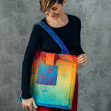 Rainbow Lotus Shoulder Bag by LennyLamb