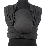 Simple Black Woven Wrap by Girasol