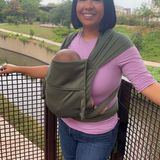 Olive Everyday Half Buckle Baby Carrier by Beachfront Baby