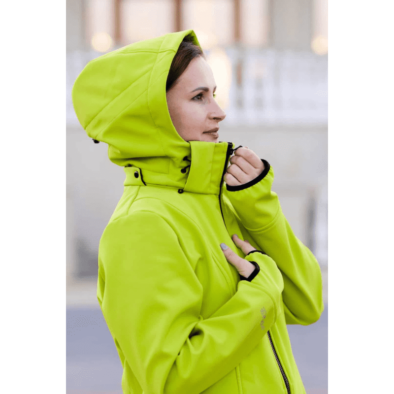 Bright green raincoat online