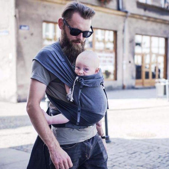 Doubleface Anthracite DidySnap 4u by Didymos – Little Zen One