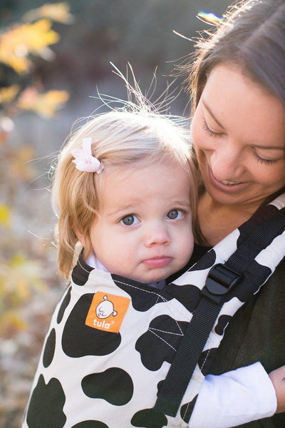 Cow print baby carrier online